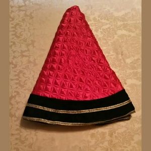 Christmas Tree Skirt Red and Green